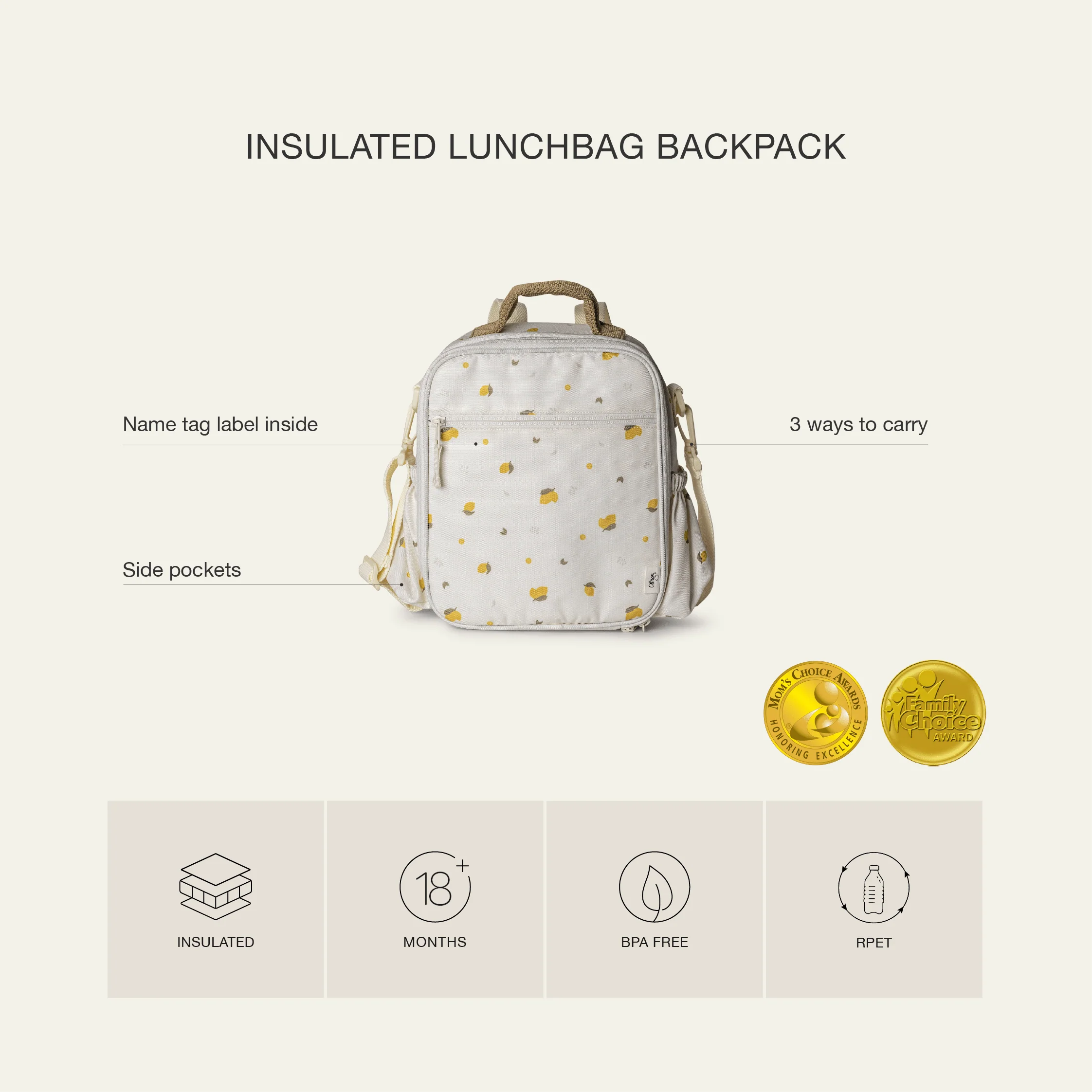 حقيبة غداء ظهر معزولة - Image 50